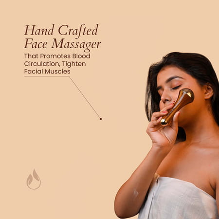 Panash Kansya Face Massager 1 Pc