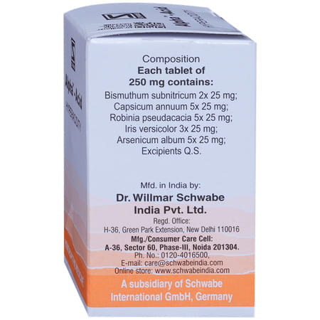 Dr. Willmar Schwabe India Alpha - Acid Tablet 20 No'S