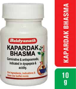 Baidyanath Asli Ayurved Kapardak Bhasma 10 G (pack Of 3)