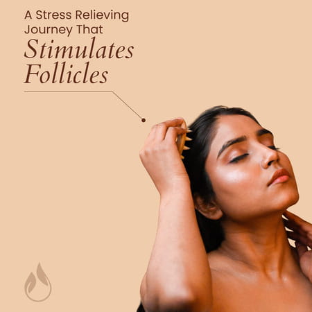 Panash Prashanti Scalp Soother Hair Massager 1 Pc