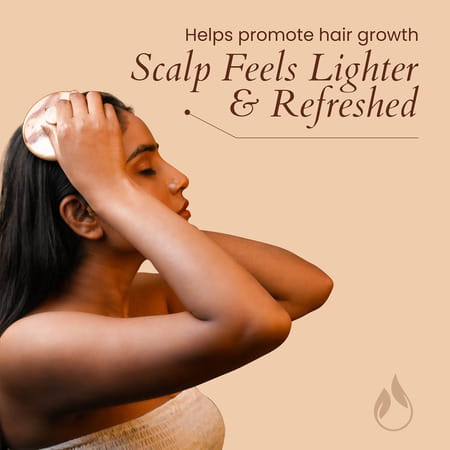 Panash Prashanti Scalp Soother Hair Massager 1 Pc