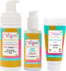 Vigini Anti-Acne Oil Control Foaming Toner Face Wash 150Ml | Serum 30Ml & Pits Scar Stop Gel 20Ml