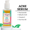 Vigini Anti-Acne Oil Control Foaming Toner Face Wash 150Ml | Serum 30Ml & Pits Scar Stop Gel 20Ml