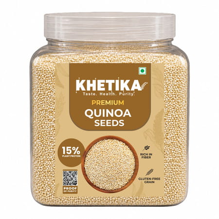 Khetika Premium Quinoa Seeds Jar - 950g