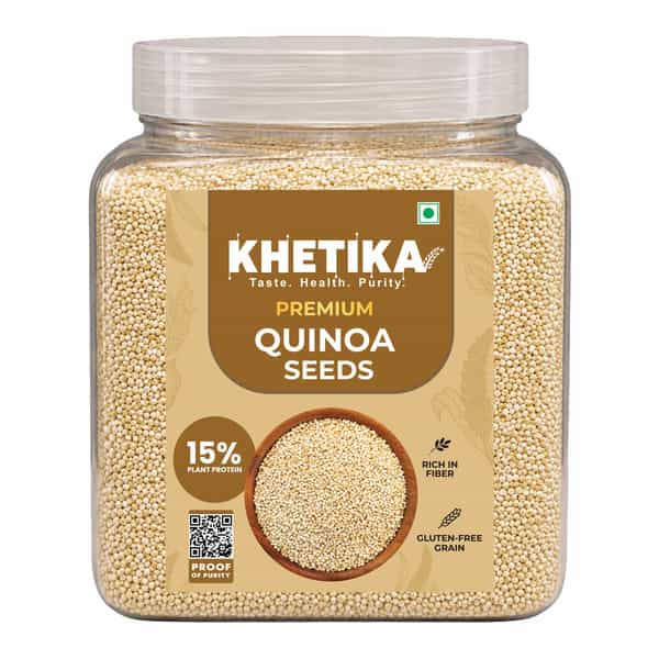 Khetika Premium Quinoa Seeds Jar - 950G