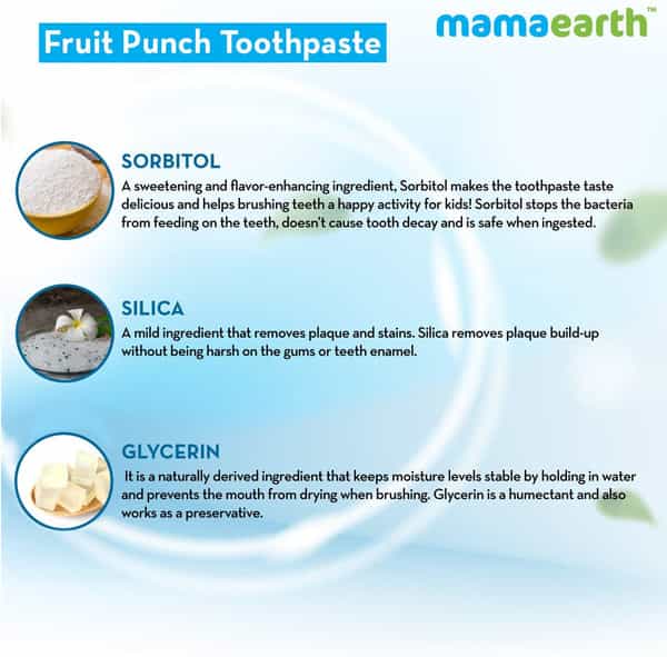 Mamaearth Fruit Punch Toothpaste For Kids - 50G