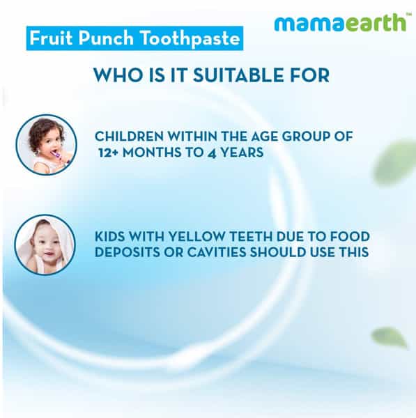 Mamaearth Fruit Punch Toothpaste For Kids - 50G