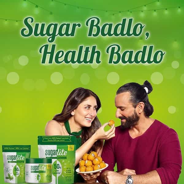 Sugarlite 50% Less Calories Sugar Pouch 500 Gm