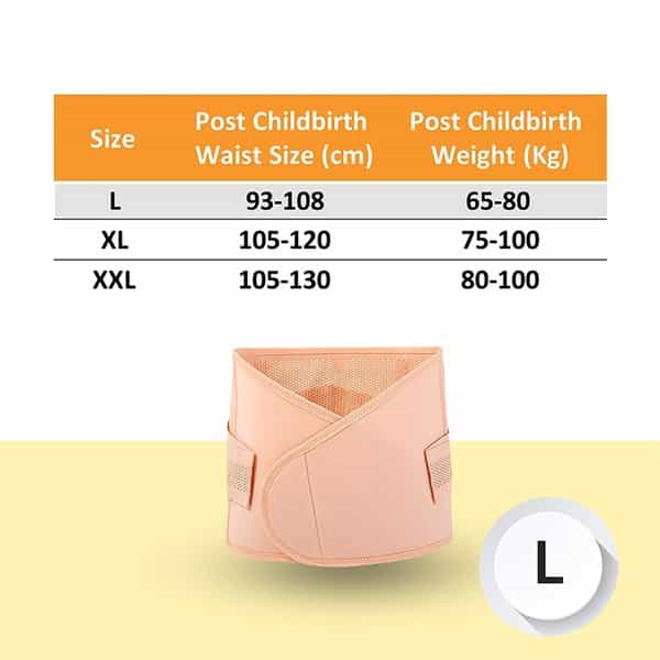 Luvlap Post Natal Maternity Corset Belt Postpartum Tummy Shaper L