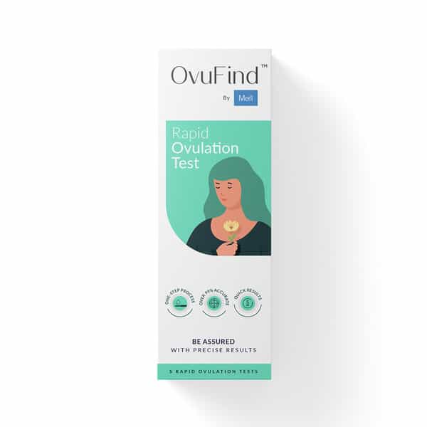 Ovufind Rapid Ovulation Test Kit Pack Of 5 | Midstream One Step Process | Over 99% Accurate
