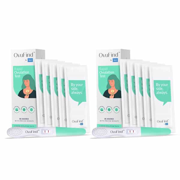 Ovufind Rapid Ovulation Test Kit Pack Of 5 | Midstream One Step Process | Over 99% Accurate