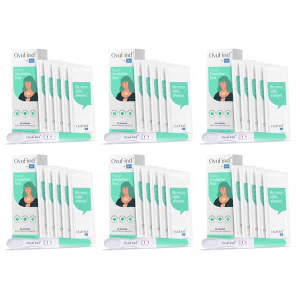 Ovufind Rapid Ovulation Test Kit Pack Of 5 | Midstream One Step Process | Over 99% Accurate