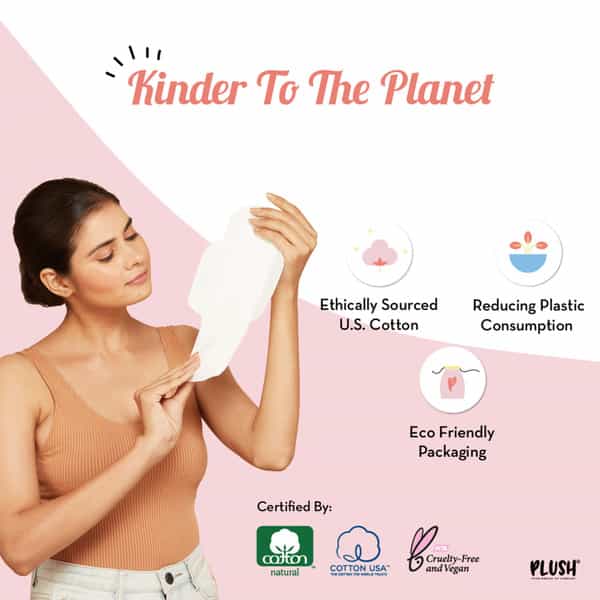 Plush Daily Ultra Thin Panty Liners For Women 80 Liners-150Mm In Length