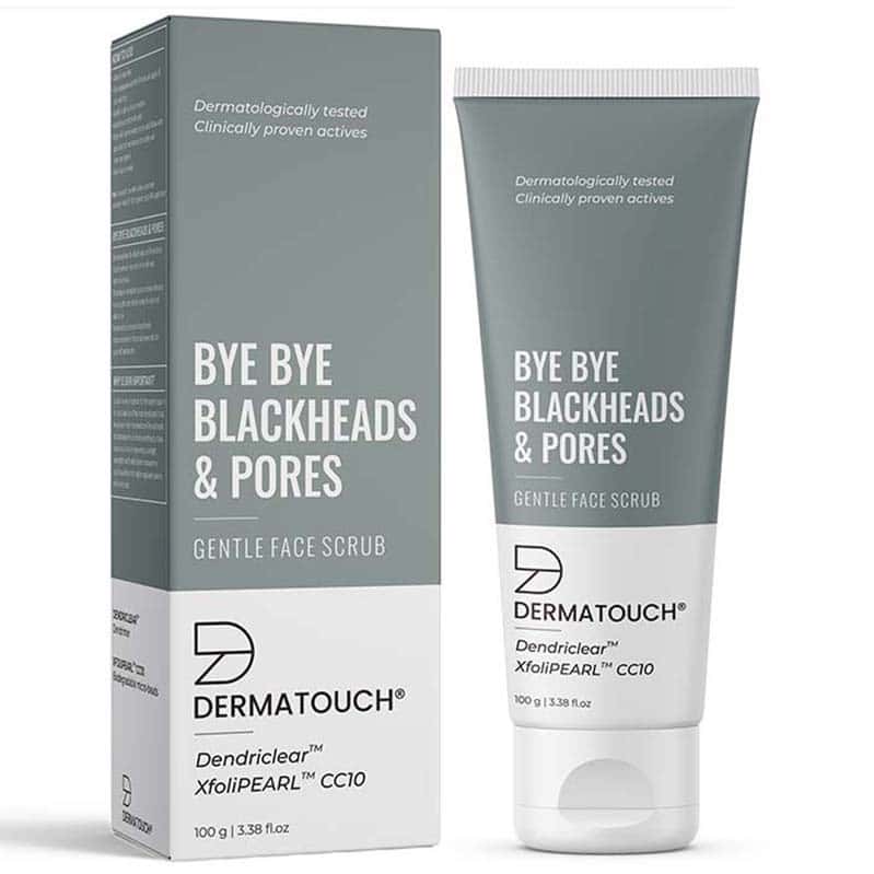 Dermatouch Bye Bye Blackheads & Pores Scrub | Blackheads Remover And Deep Exfoliate Scrub - 100g