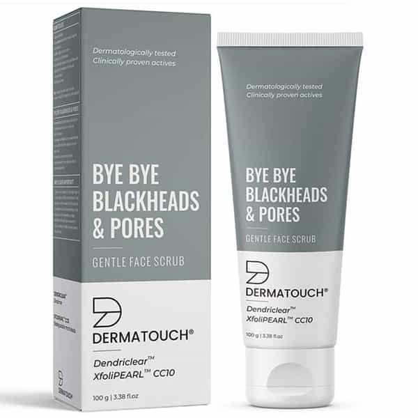 Dermatouch Bye Bye Blackheads & Pores Scrub | Blackheads Remover And Deep Exfoliate Scrub - 100G