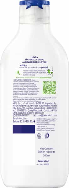Nivea Naturally Good Natural Oats Body Lotion - 200 Ml