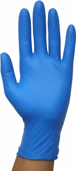 Ansell Micro Touch Royal Blue Powder Free Nitrile - Large