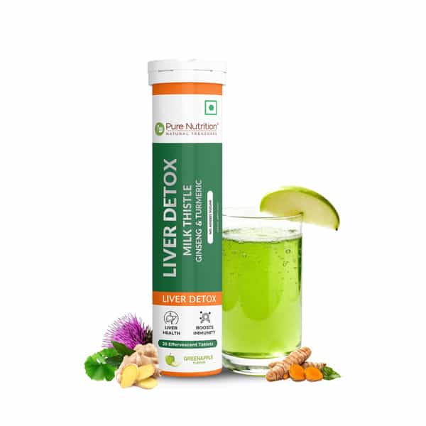 Pure Nutrition Liver Detox - Milk Thistle | 20 Effervescent Tablets