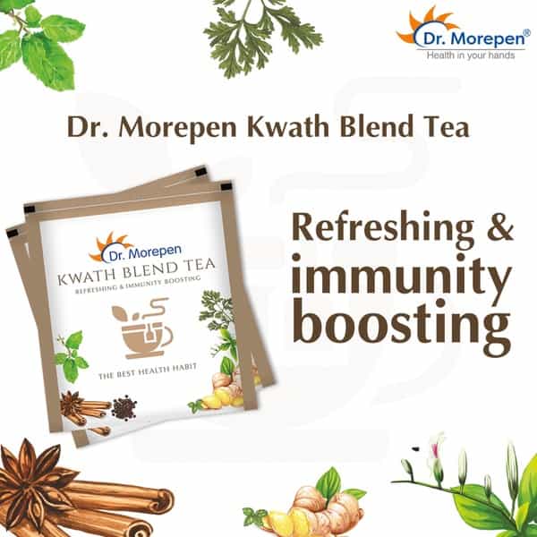 Dr. Morepen Kwath Blend Tea | Refreshing & Immunity Boosting | Tea Bags | 25 No's