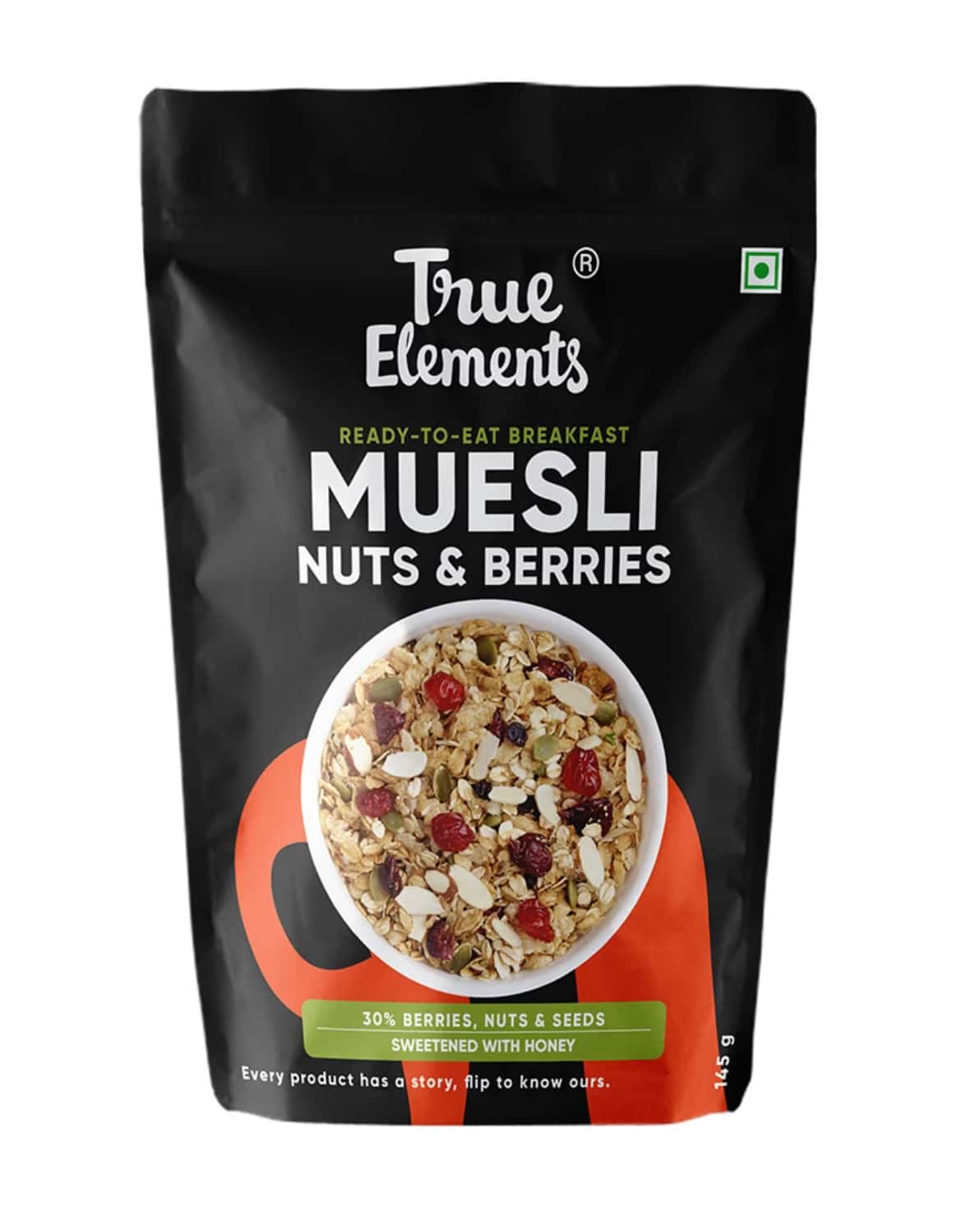 True Elements Nuts & Berries Muesli - 145 Gms