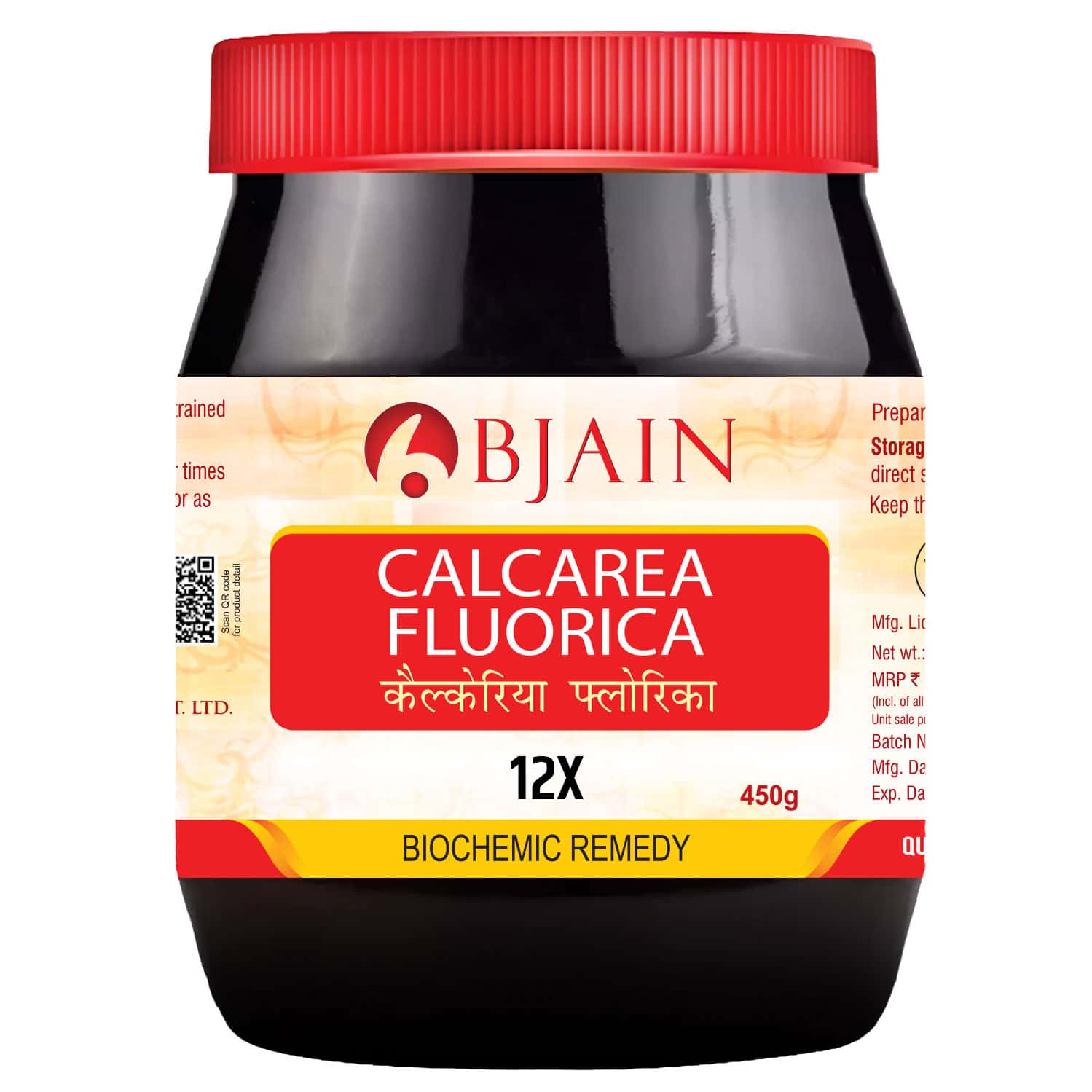 Bjain Calcarea Fluoricum Biochemic Tablet 12x | 450gm