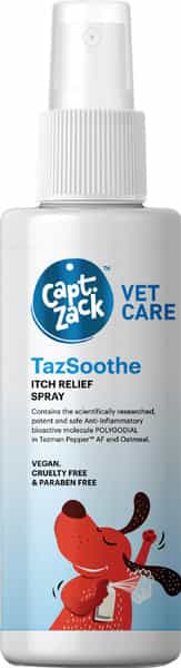Captain Zack Vet Care - Tazsoothe Itch Relief Spray For Dogs 250 Ml