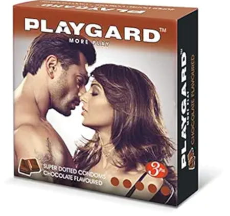 Playgard Cocktail Punch Hazelnut Chocolate Flavour Super Dotted Condom 3's