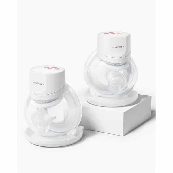 Momcozy Wearable Breast Pump S12pro Quick White Double Pack