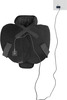 Sandpuppy Neckfit - Electric Heating Pad For Neck & Cervical Pain Relief -Black