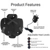 Sandpuppy Neckfit - Electric Heating Pad For Neck & Cervical Pain Relief -Black