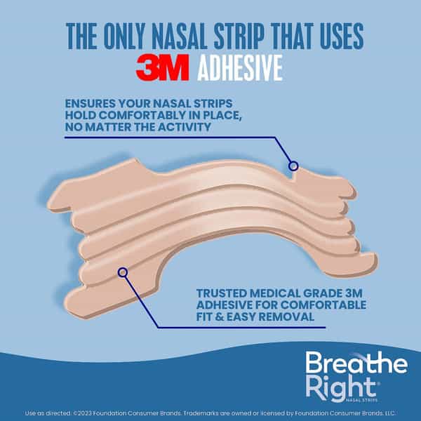 Breathe Right Extra Clear For Sensitive Skin | 26 Count