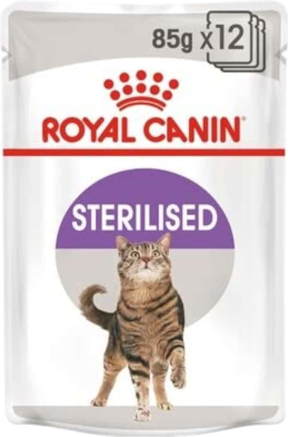 Royal Canin Sterlised For Adult Cats | 85 Grams | Pack Of 12 Sachet | Wet Food