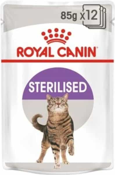 Royal Canin Sterlised For Adult Cats | 85 Grams | Pack Of 12 Sachet | Wet Food