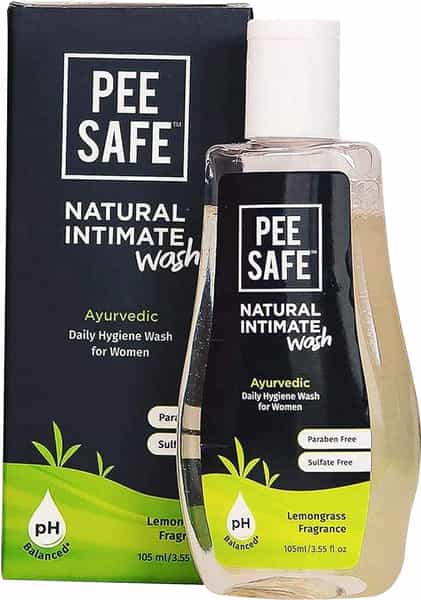 Pee Safe Period Care Combo- Menstrual Cup (Large) & Intimate Wash Women 105 Ml