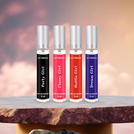 La French Sassy Mini Gift Set Perfumes For Women 4 X 10ml