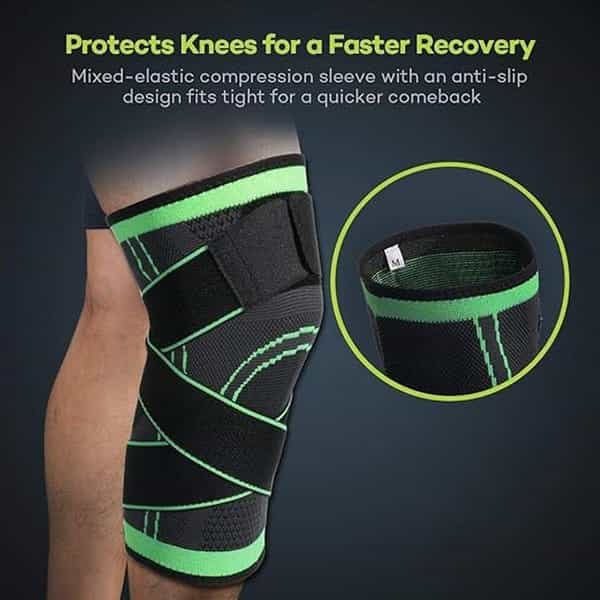 Auditech Knee Cap With Extra Grip Strap (M-Xl) For Knee Pain