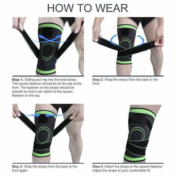 Auditech Knee Cap With Extra Grip Strap (M-Xl) For Knee Pain