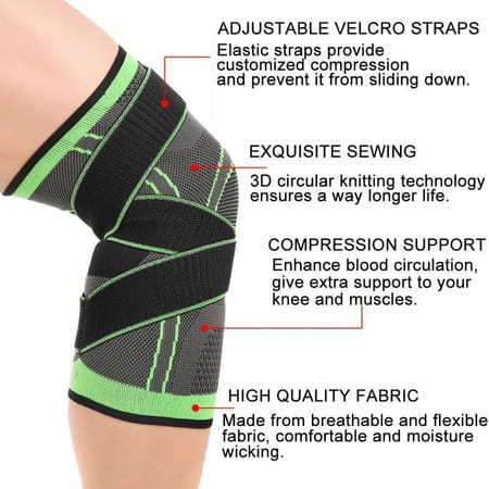Auditech Knee Cap With Extra Grip Strap (M-Xl) For Knee Pain