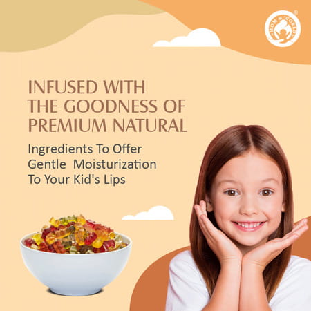 Mom & World Kidsy Naturalcandy Floss Lip Balm + Kidsy Natural Gummy Floss Lip Balm 9 G