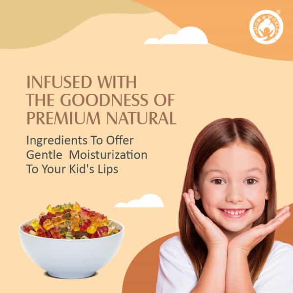 Mom & World Kidsy Naturalcandy Floss Lip Balm + Kidsy Natural Gummy Floss Lip Balm 9 G