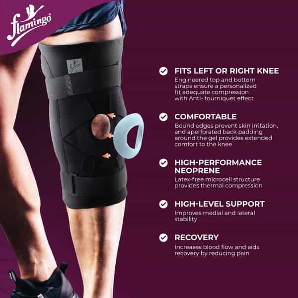 Flamingo Elastic Knee Support Size Xtra Large