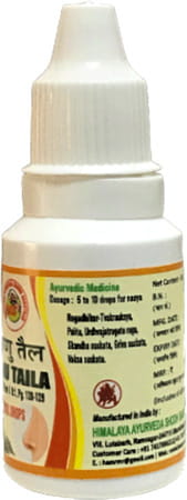 Hass Anu Taila/ Oil/ Tel/ Thailam 15 Ml X 3 With Nasal Drop