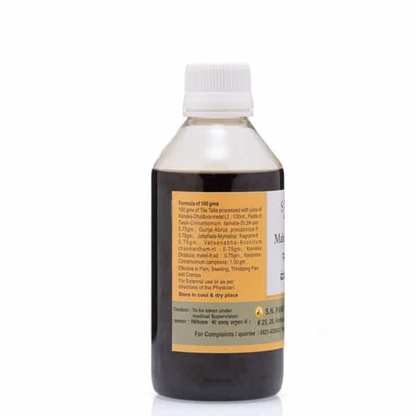 S N Pandit Ayurveda Maha Kanaka Taila - 500Ml