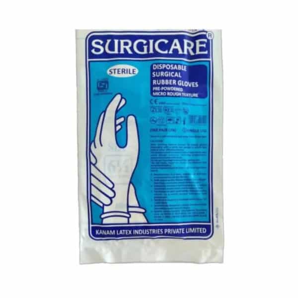 Surgicare Sterile Gloves Box Of 25 Pcs. Size 8