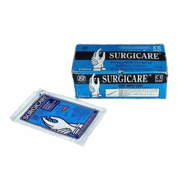 Surgicare Sterile Gloves Box Of 25 Pcs. Size 8