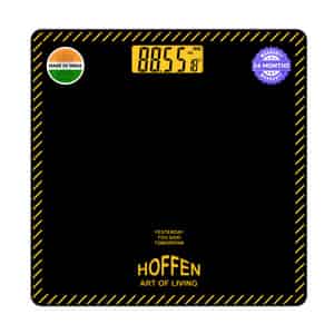 Hoffen Thick Tempered Glass Digital Electronic Lcd Personal Weight Machine - (ho-18-orange Lcd)