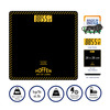 Hoffen Thick Tempered Glass Digital Electronic Lcd Personal Weight Machine - (Ho-18-Orange Lcd)