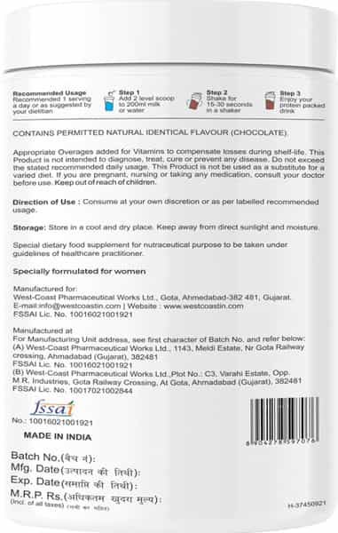 Sheneed Plant Based High Protein 22Gms Powder For Weight & Metabolism Management 500Gm