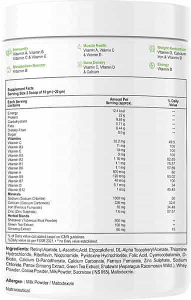 Sheneed Plant Based High Protein 22Gms Powder For Weight & Metabolism Management 500Gm