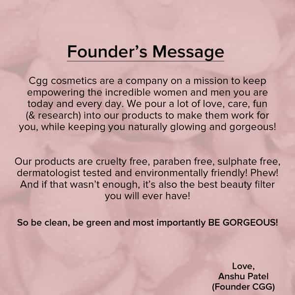 Cgg Cosmetics Rose Water Daily Cleansing Pads With 100% Organic Cotton 4 In 1 - 50 Pads